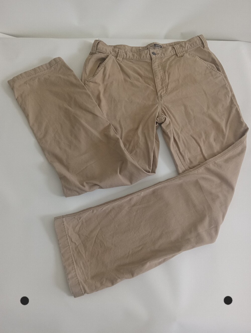 Carhartt Rugged Flex Work Pants Mens 36x34 Tan Relaxed Fit BN2291-M